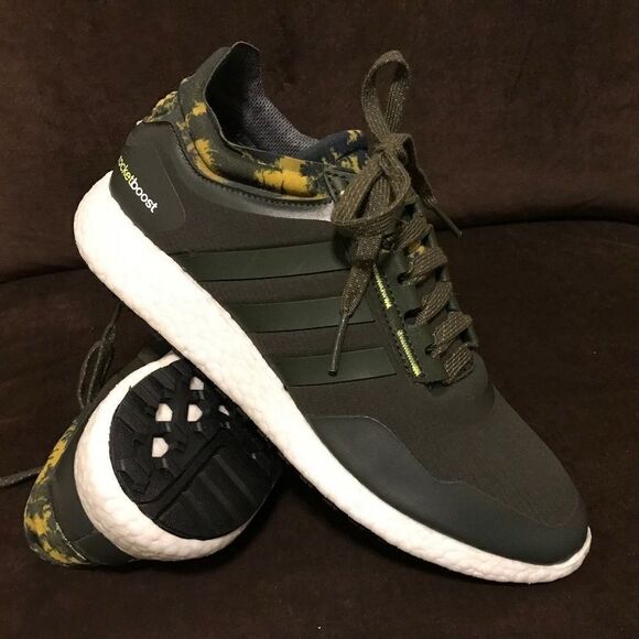 NEW Adidas Rocket Boost Olive ClimaHeat Men's 9 US 42 2/3 EUR Ultraboost - Picture 2 of 9
